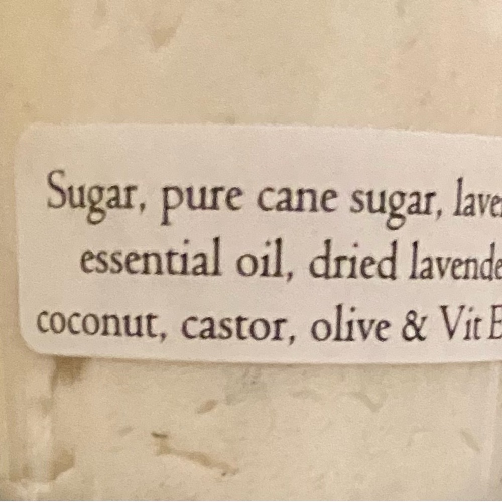 6 oz LAVENDER 🛍️ FACE & BODY ALL NATURAL REJUVENATING & MOISTURIZING SCRUB - Picture 3 of 7